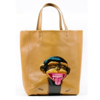 Tote XL Bag Life is Easy Camel 1-2-8686140