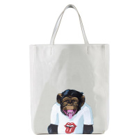 Tote XL Bag Rolling Monkey White 1-8685699